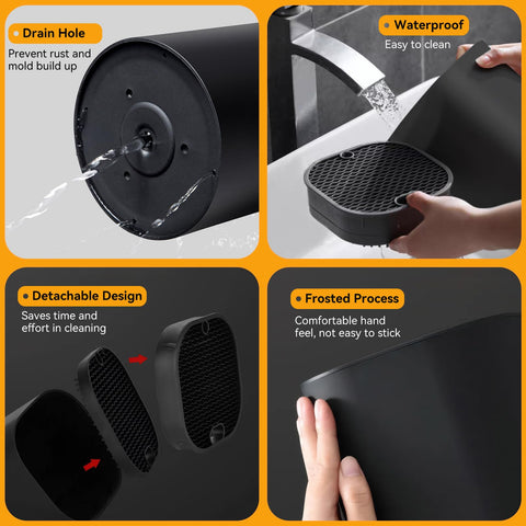 Fohil easy-clean bottom with drainage holes promotes hygiene.