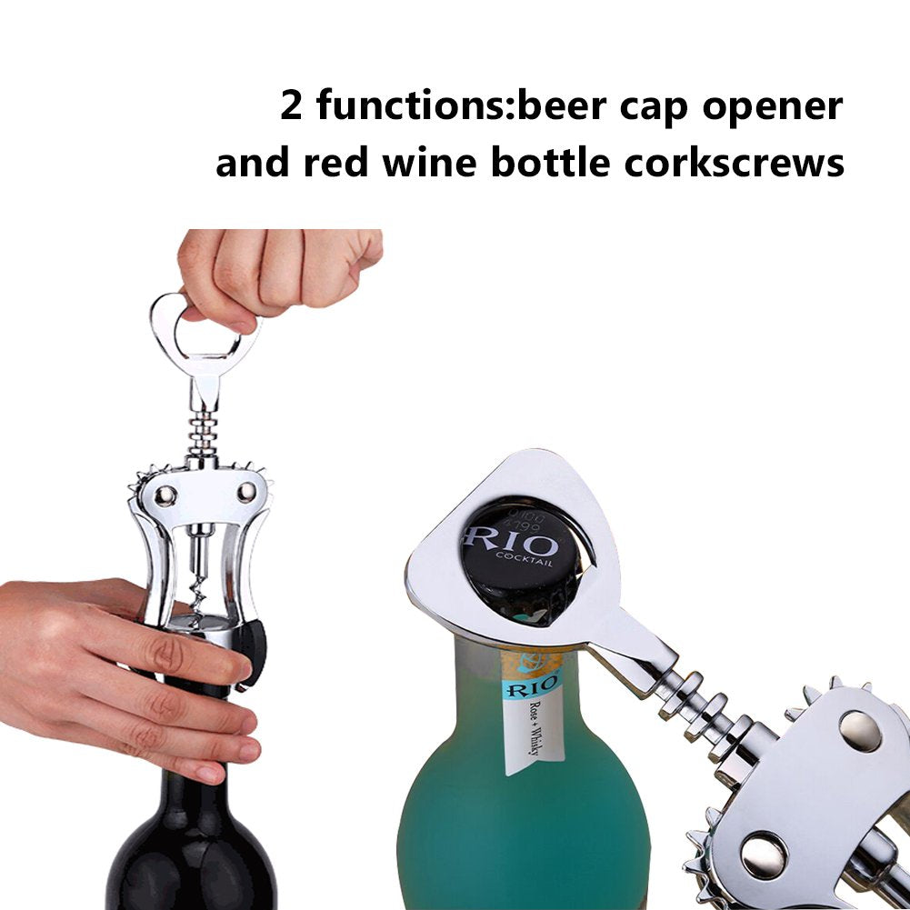Foho soft-touch grip corkscrew: comfortable handling during cork removal