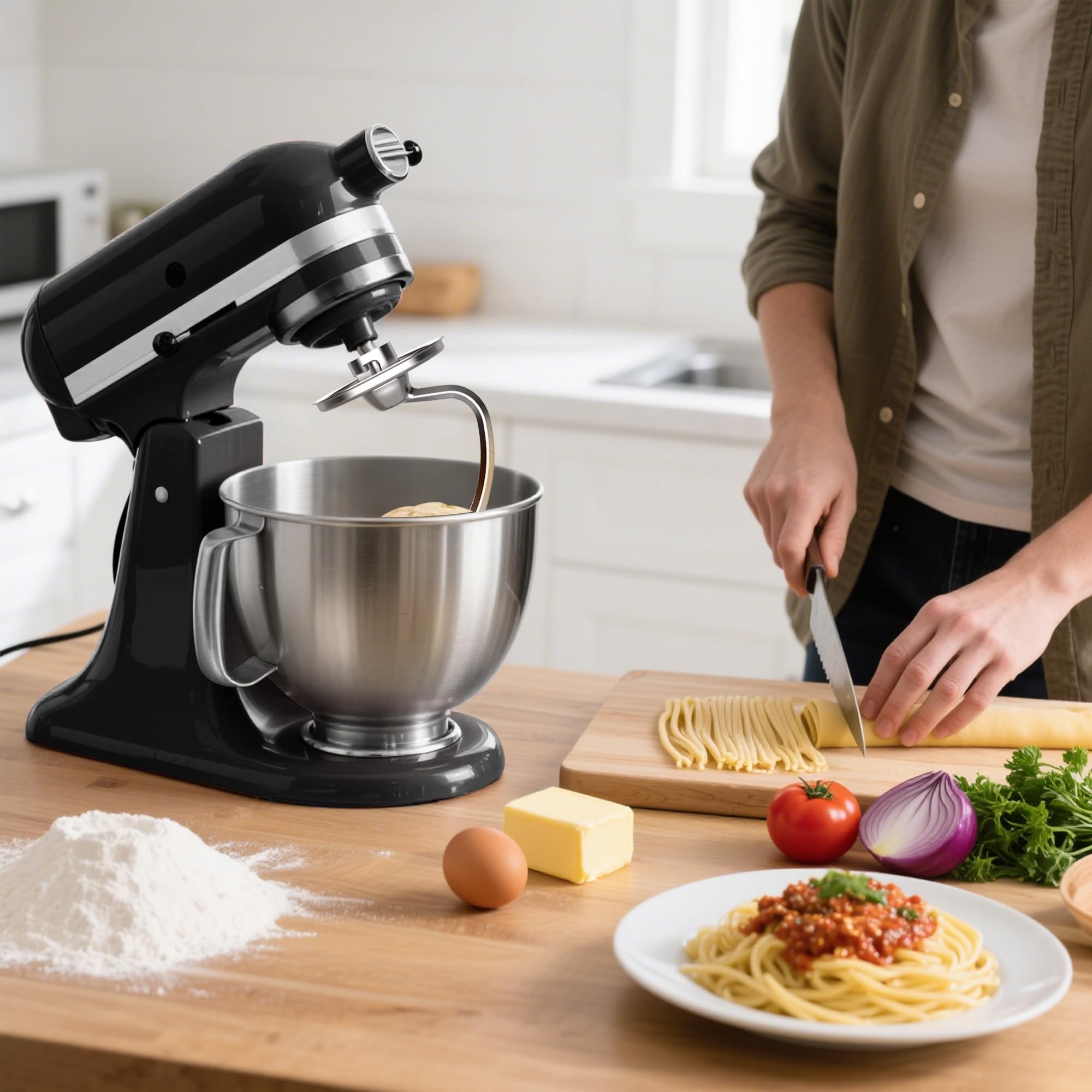 FOKIEE makes weeknight pizza dough and cookie batters quick and easy.