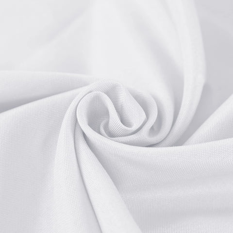 Fokitut 52x52 white tablecloth ideal for weddings and celebrations.