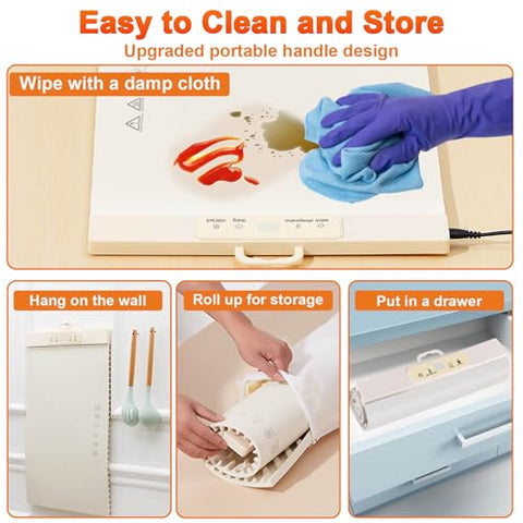 Fokzucyo warming mat with storage bag for compact travel