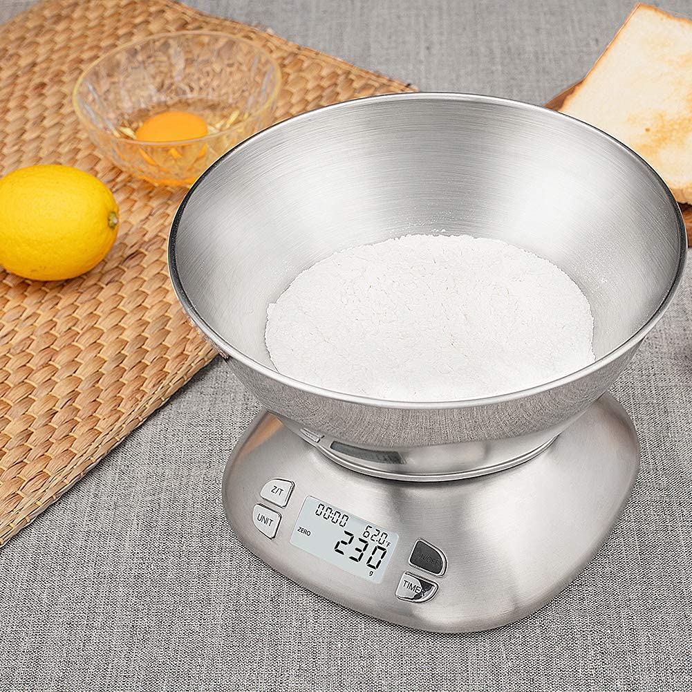 FOLIND tare function gives accurate reads with any container.