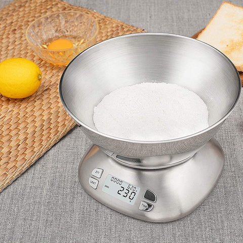 FOLIND tare function gives accurate reads with any container.