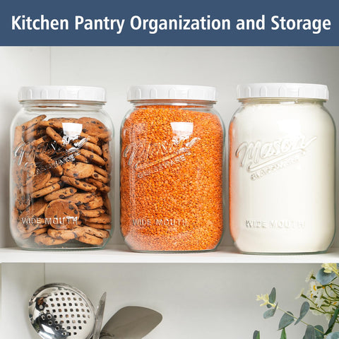 Two-pack Folinstall jars in stylish kitchen organization.