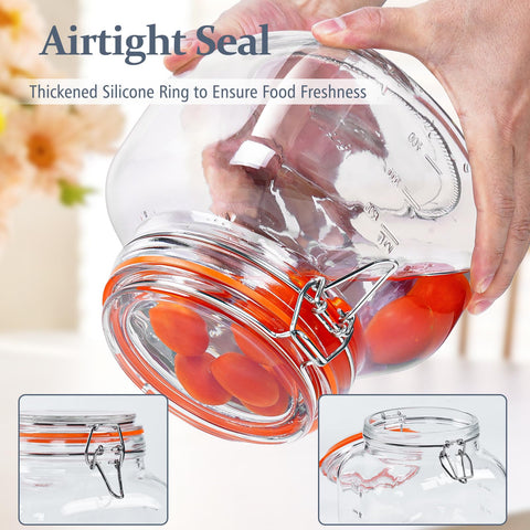 Folinstall BPA-free durable glass jar for safe, reusable storage