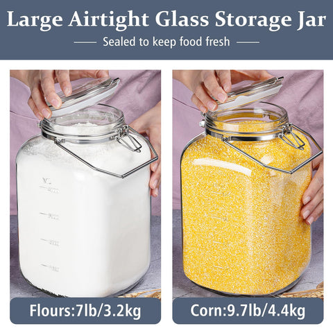 Folinstall clip-lid jar used for pickled eggs or preserved foods with secure seal.