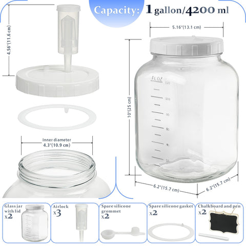 Folinstall dishwasher-safe glass jar designed for repeated use