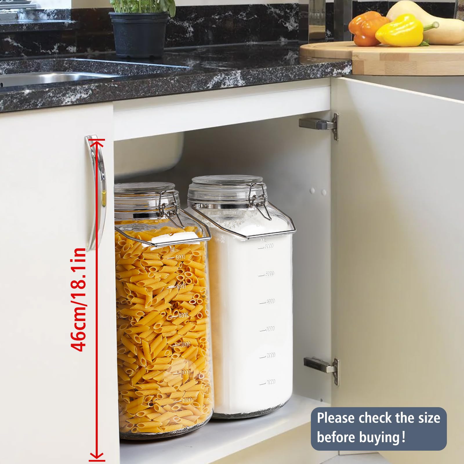 Folinstall dishwasher-safe glass jar simplifies cleaning after bulk storage.