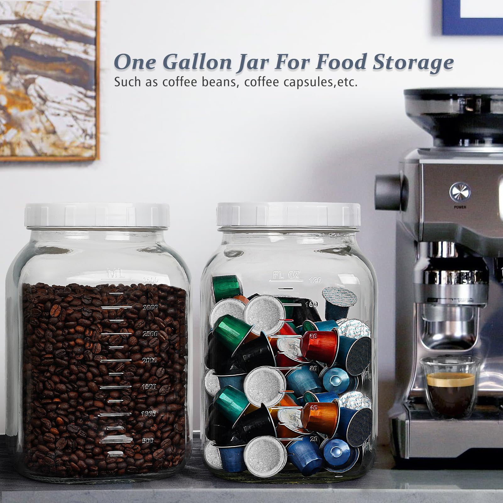 Folinstall perfect for fermenting or pantry organization.