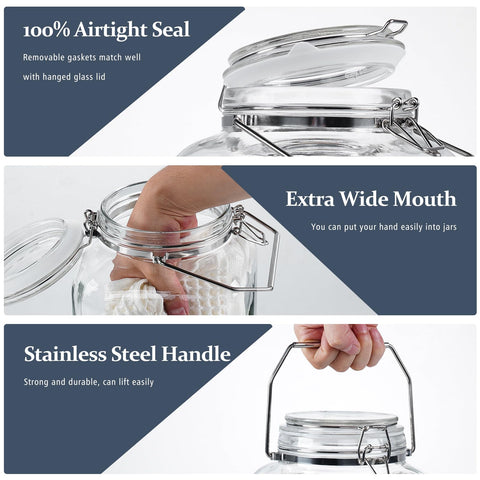 Folinstall multi-use jar suitable for coffee, rice, sugar, and more.