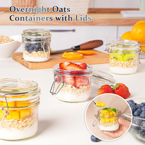 Folinstall jar set supports organized spice and sauce storage in the kitchen.