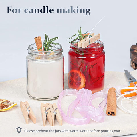Folinstall thick glass jars endure heat and washing.