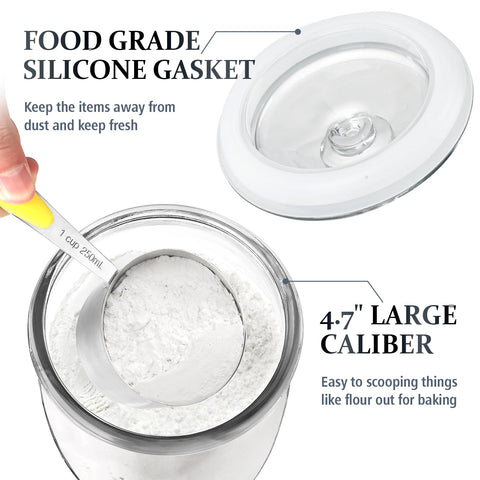 Folinstall 72-ounce dry goods jar ideal for cookies, flour, and candy