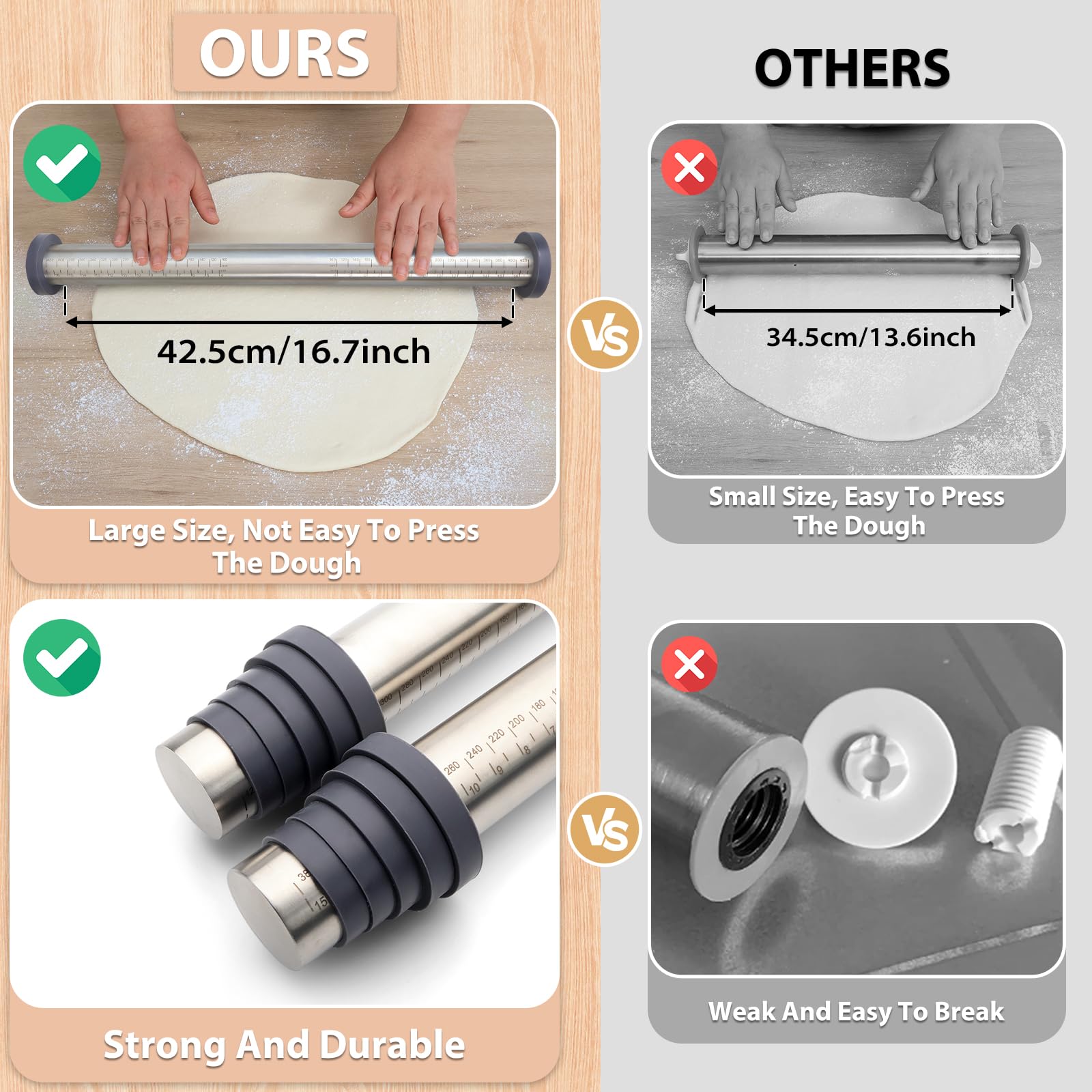 Folksy Super Kitchen 304 stainless steel for durability