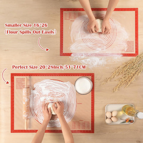 Folksy Super Kitchen extra-thick silicone mat for durability and stability
