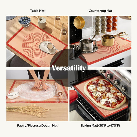 Folksy Super Kitchen sourdough bread prep mat for bulk proofing