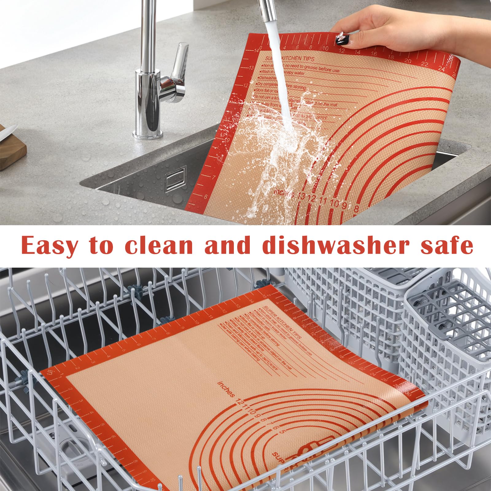 Folksy Super Kitchen oven liner withstands -30F to 470F