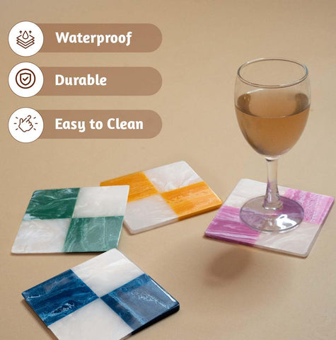 Folkulture coasters are perfect housewarming gifts with stylish, durable design