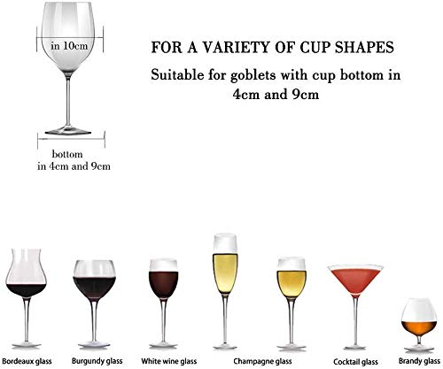FOMANSH gold finish metal frame adds elegant storage for bar glasses.
