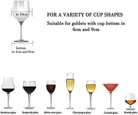 FOMANSH gold finish metal frame adds elegant storage for bar glasses.