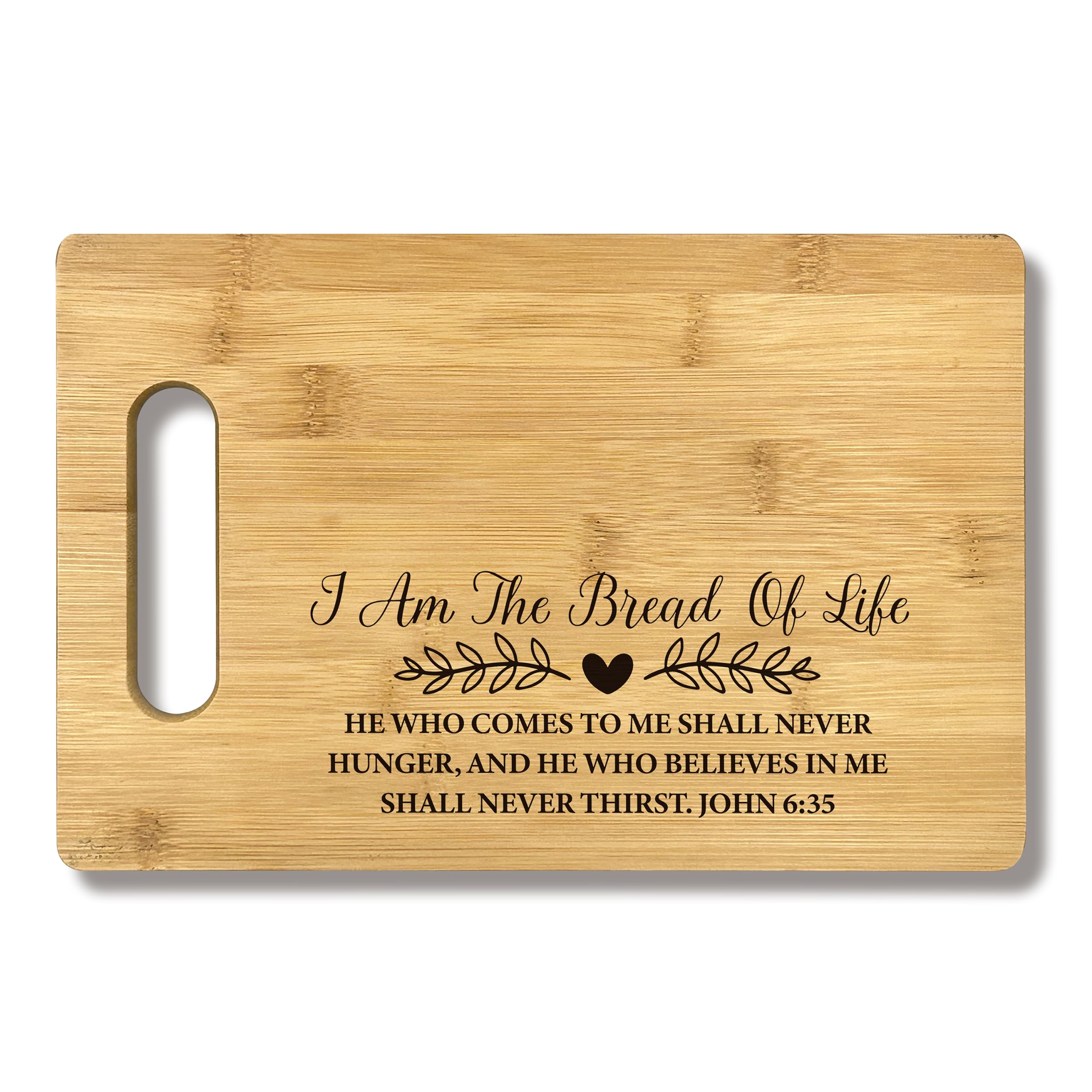 FONDCANYON Bread of Life cutting board with dual-sided design for display and prep