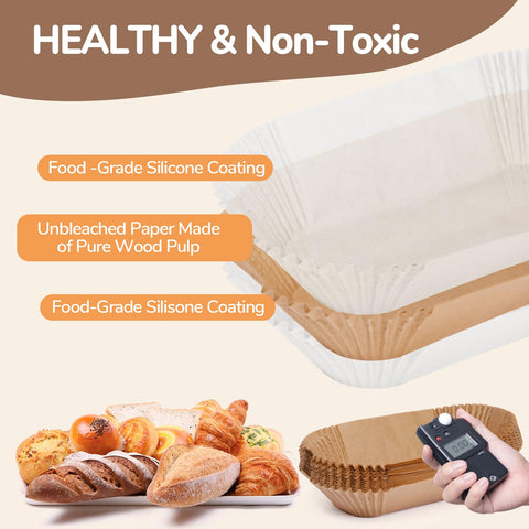 Fondpen liners crafted from unbleached wood pulp with plant-based oil for healthy non-stick baking.