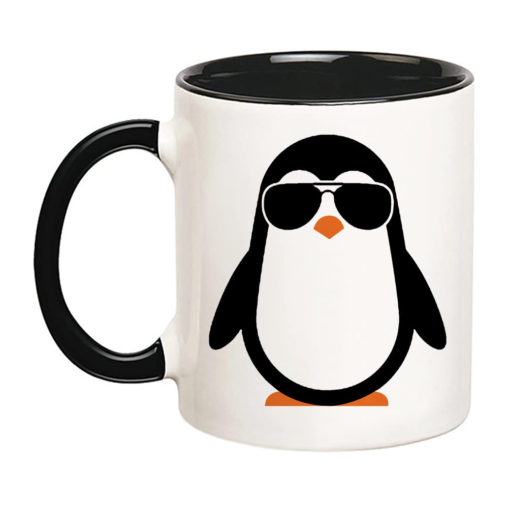 Fonhark Penguin Mug front view for daily coffee ritual.