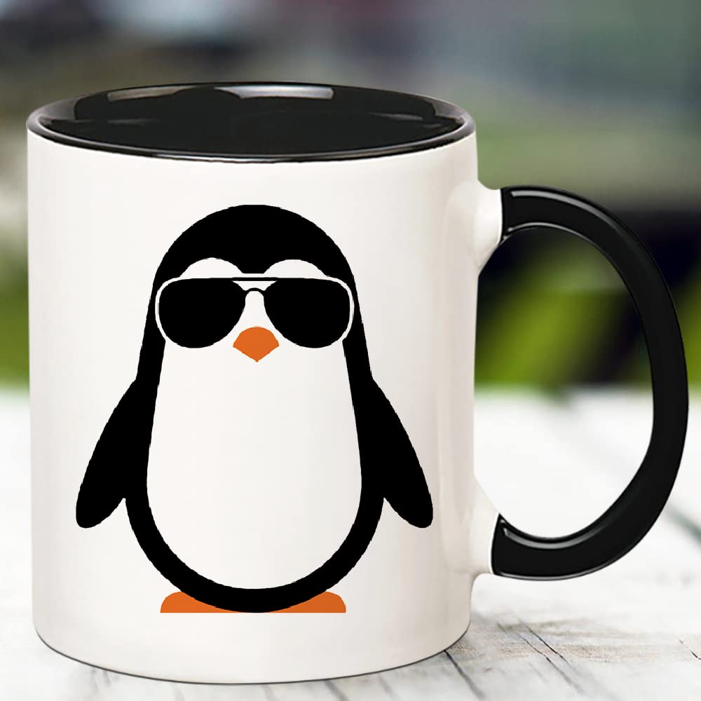 Fonhark Penguin Mug gift wrap ready image suggests safe arrival.