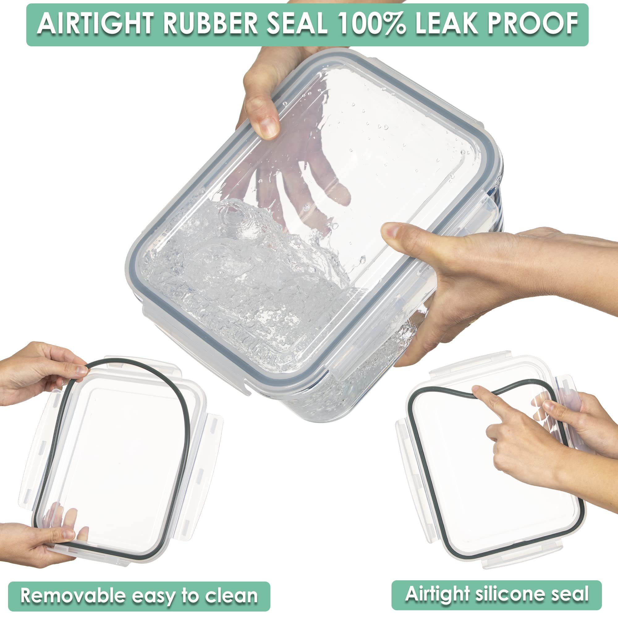 Food Boutique borosilicate glass resists temperature shocks for freezer-to-table use.