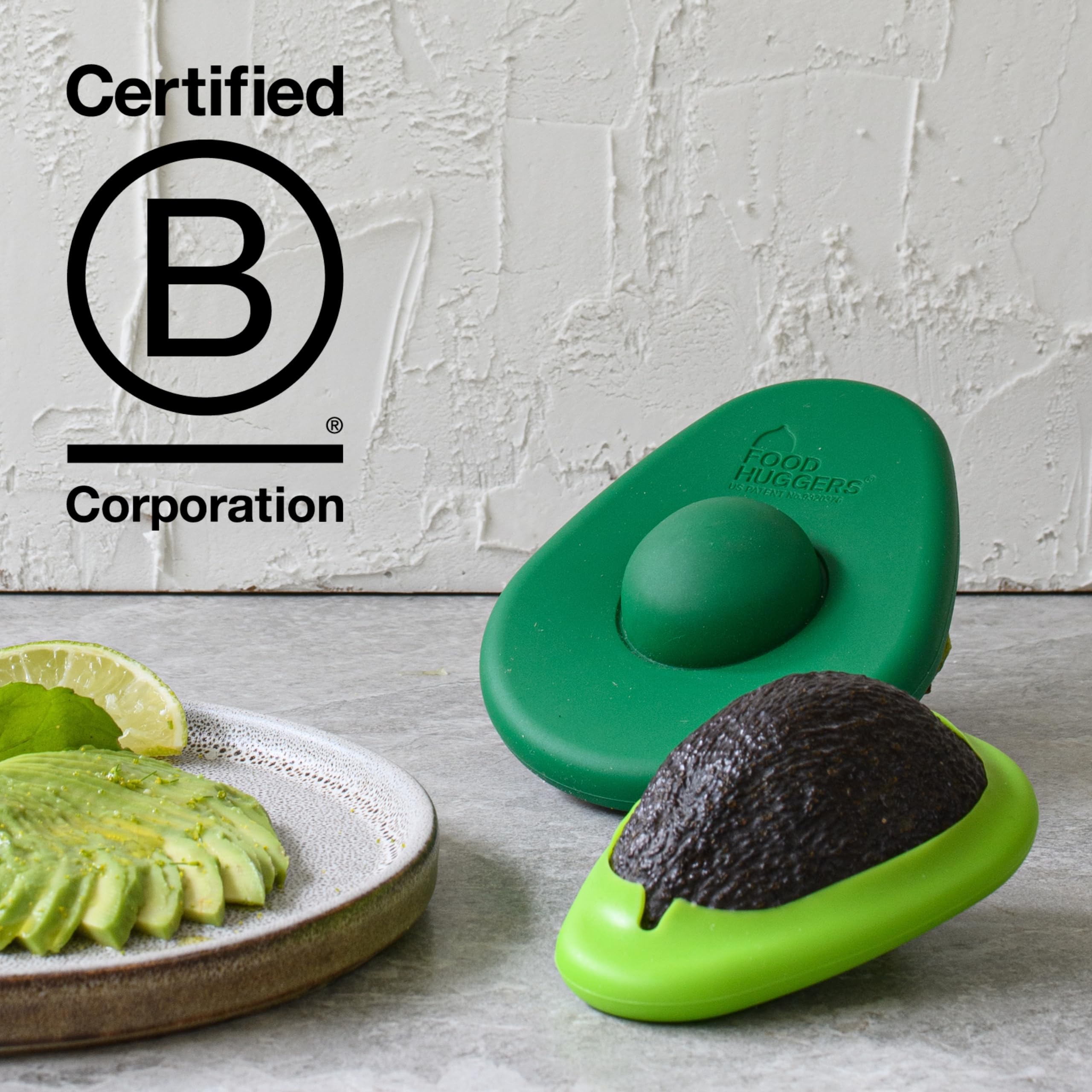 Food Huggers eco-friendly kitchen solution reduces waste and plastic use.