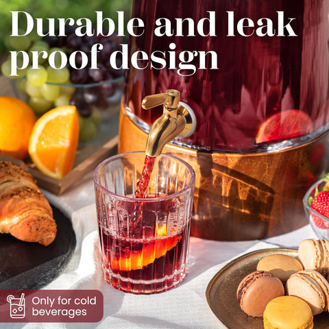 Foodle elegant acacia wood base and lid creating a premium table setup