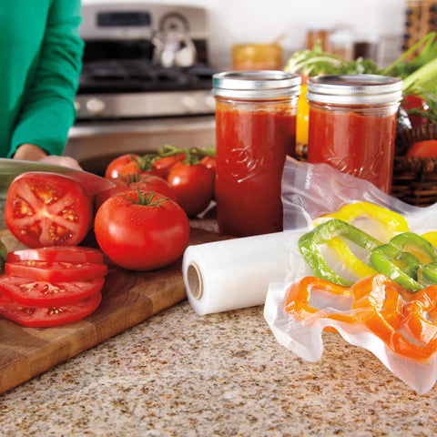 Foodsaver 11x16 roll, three-pack, versatile for long portions.