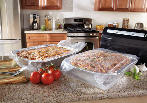 FoodSaver multi-ply bags resist freezer burn by blocking moisture
