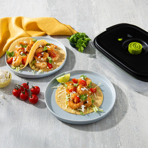 FoodSaver Preserve & Marinate Vacuum Container in marinate mode flavors foods quickly.