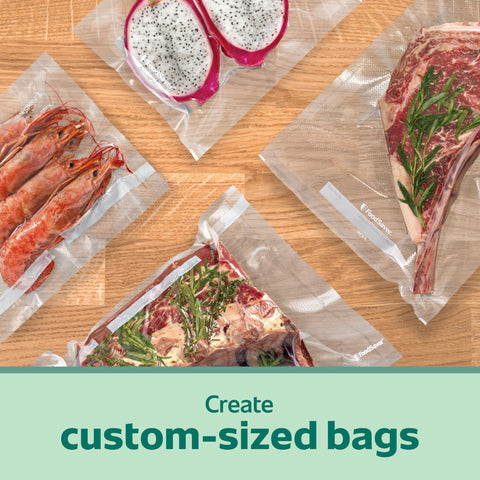 FoodSaver roll is BPA-free and microwave safe for easy reheating.
