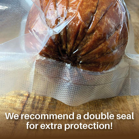 FoodVacBags BPA-free microwave-safe bags for safe reheating.
