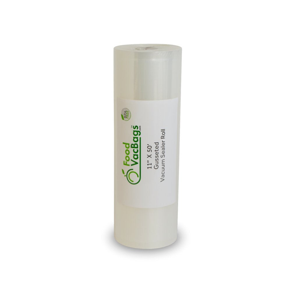 FoodVacBags expandable-roll for flexible sizing and freshness.