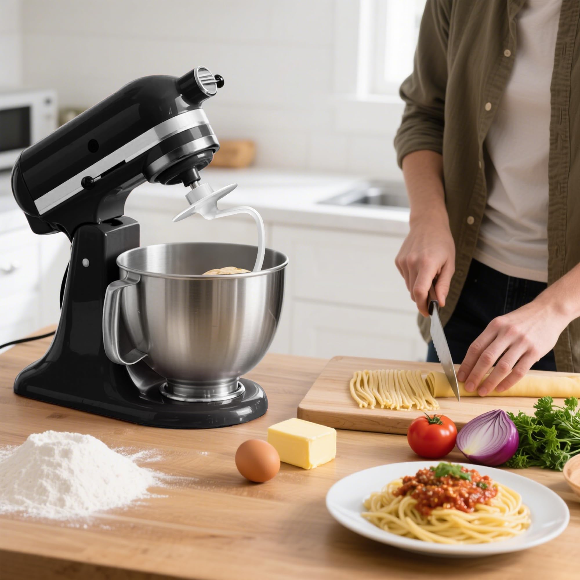 FOKIEE K45B flat beater for silky batters and uniform cake mixes.