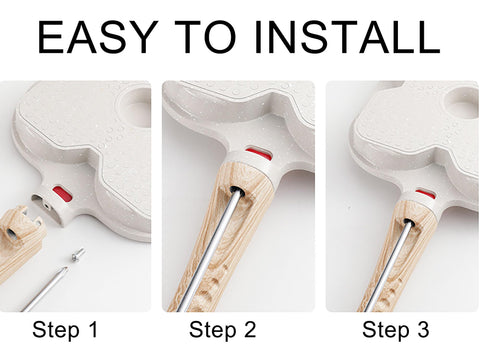 Foorey Home egg pan cleans easily and stores neatly.