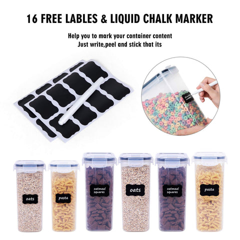 FOOYOO 4L multi-use container suitable for flour, nuts, or pasta.