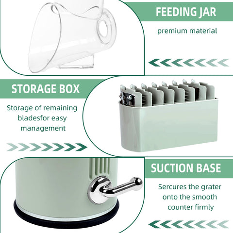 Fooyoubei blade storage box with blades neatly organized