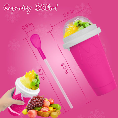 Fopudy slushie cup outer cover offers easy grip and spill protection.