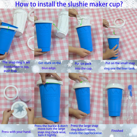 Fopudy gift ready slushy maker set for family and friends