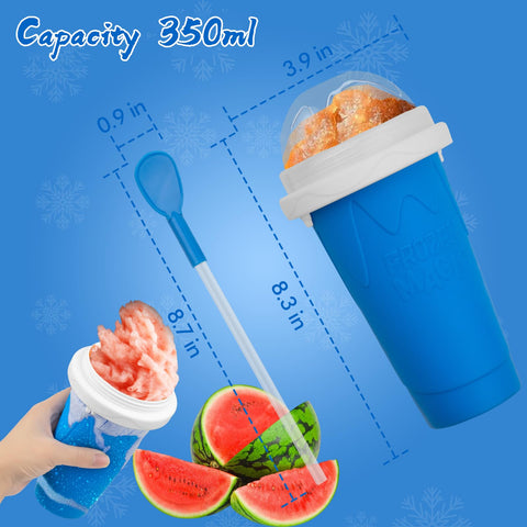 Fopudy slushy maker squeezing action for tasty results