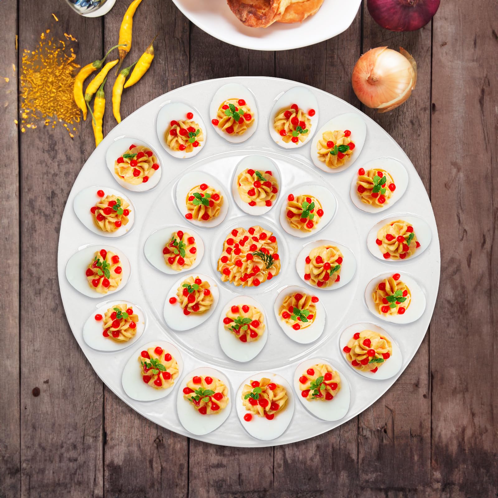 Foraineam 12.6-inch tray is easy to clean and dishwasher safe