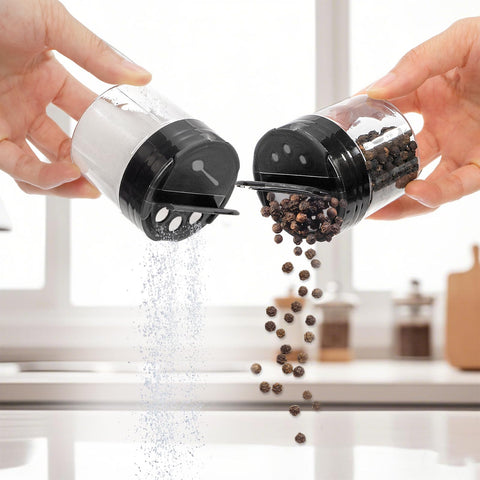 Foraineam clear jar with see-through body for quick content identification