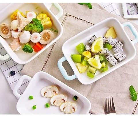 Foraineam bakeware is safe in oven, microwave, freezer, and dishwasher