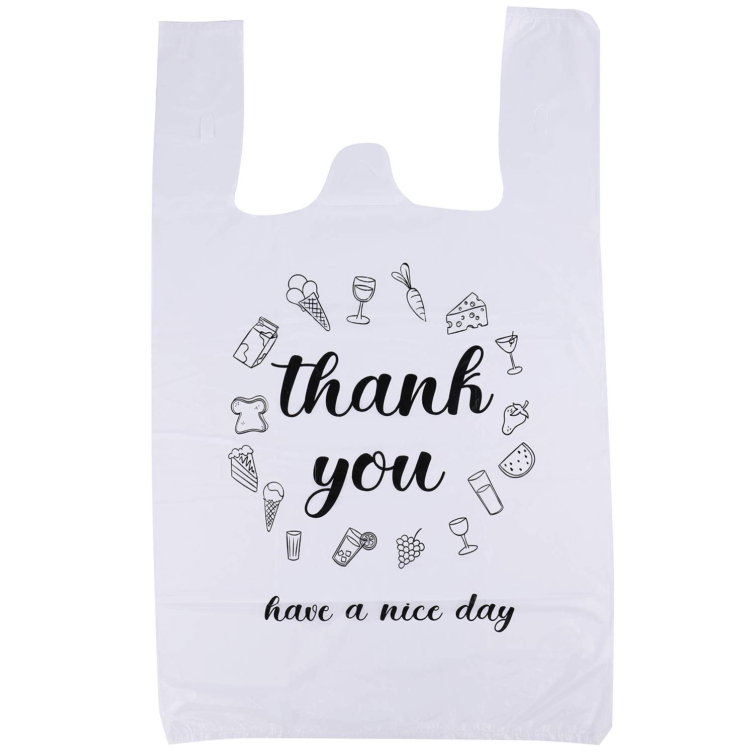 Foraineam plastic bags 500-count, reliable daily use in retail or home.