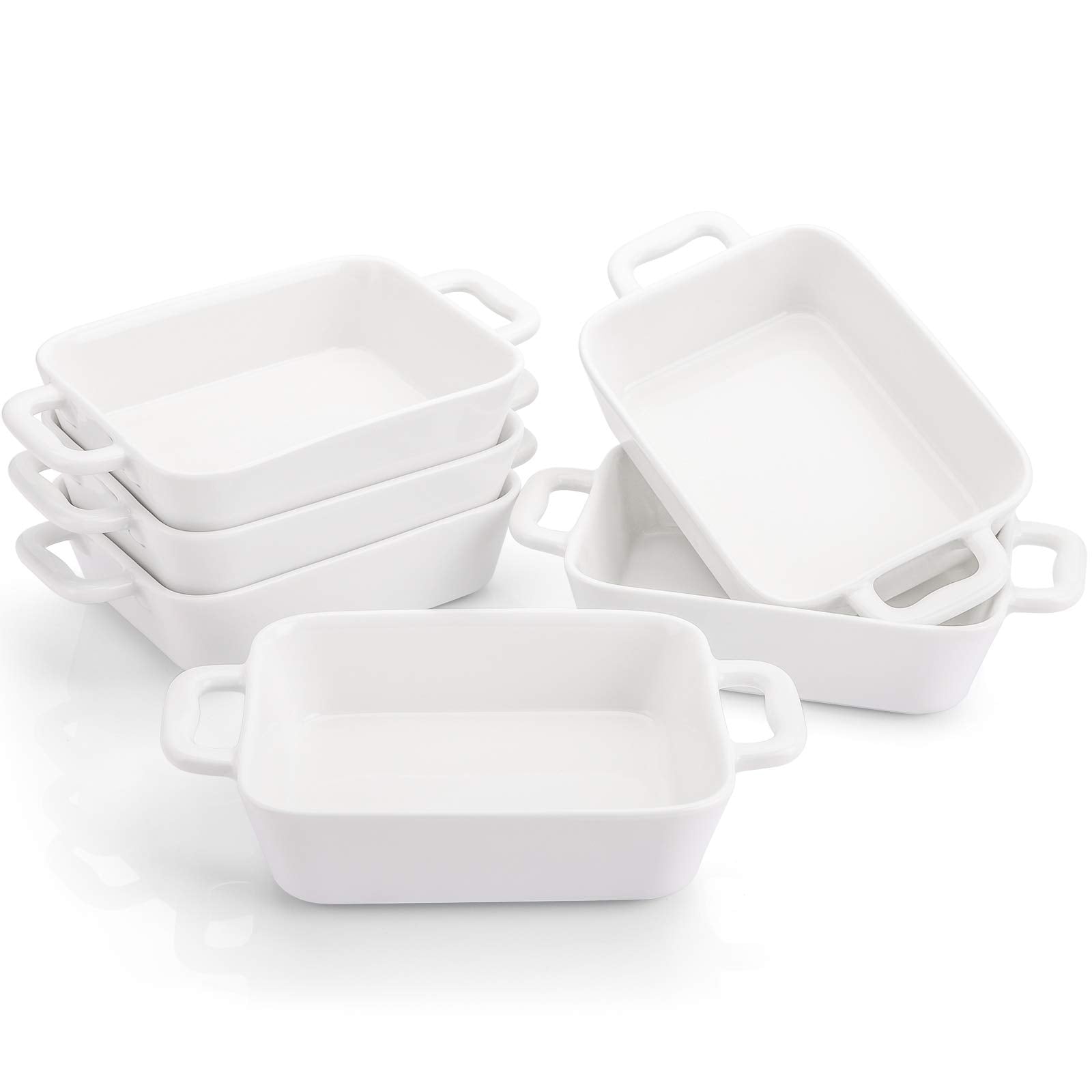 Foraineam rectangular bakeware with double handles for easy oven-to-table transport