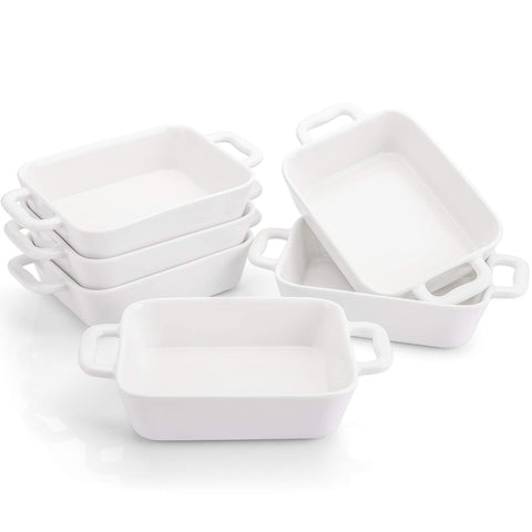 Foraineam rectangular bakeware with double handles for easy oven-to-table transport